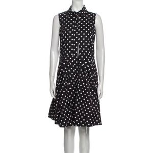MICHAEL KORS COLLECTION Polka Dot Print Knee-Length Dress